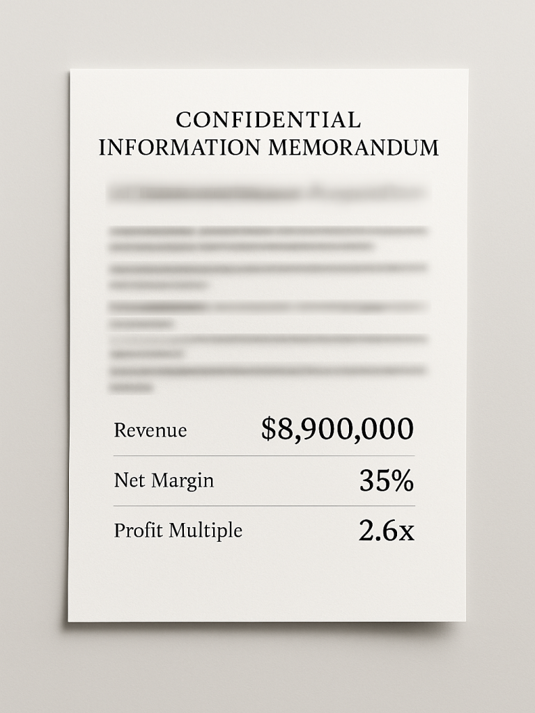 Confidential Information Memorandum
